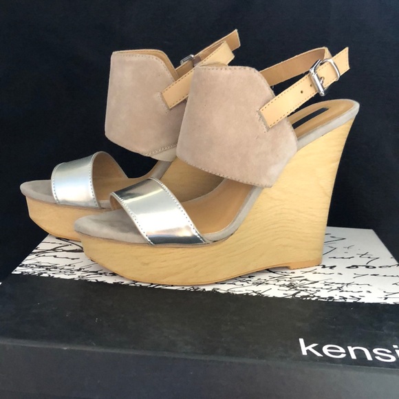 Kensie High Wedge Slip on Sandal - Picture 8 of 8